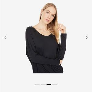 Eberjey Heather Slouchy Tee - Black